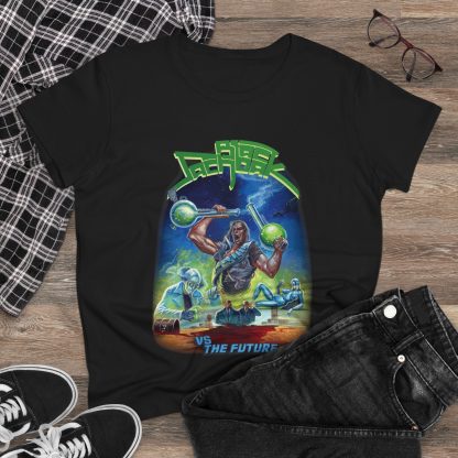 Black Sachbak Vs The Future Girly T-shirt - Black - Image 2