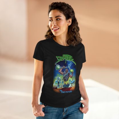 Black Sachbak Vs The Future Girly T-shirt - Black - Image 4