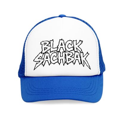 Black Sachbak Logo Mesh Cap - Image 4