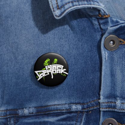 Black Sachbak Hand Logo Pin Button - Image 2