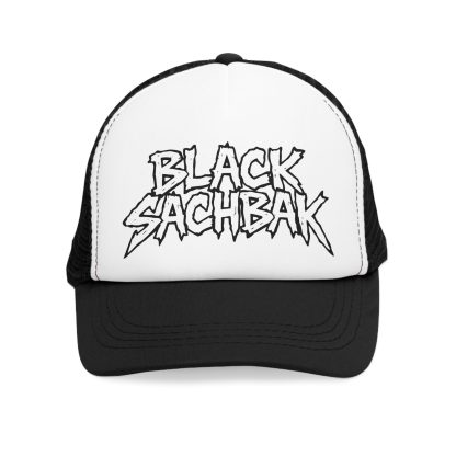 Black Sachbak Logo Mesh Cap - Image 5