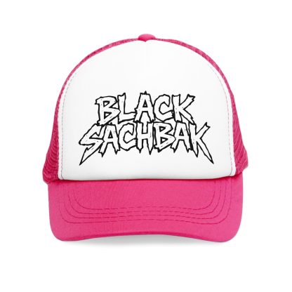 Black Sachbak Logo Mesh Cap - Image 3