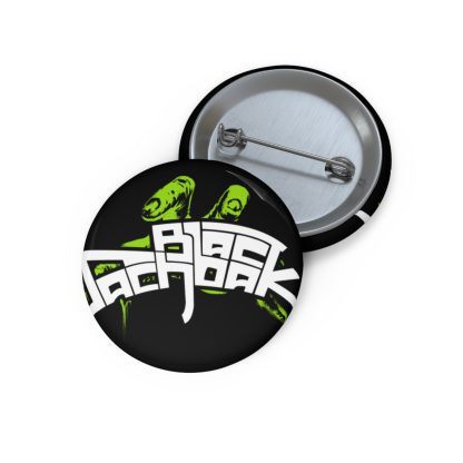 Black Sachbak Hand Logo Pin Button - Image 4