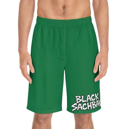 Black Sachbak Green Board Shorts - Image 3