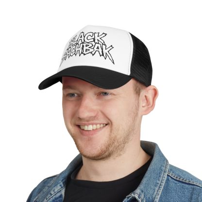 Black Sachbak Logo Mesh Cap - Image 9