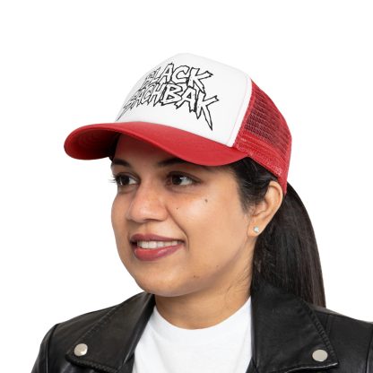 Black Sachbak Logo Mesh Cap - Image 6