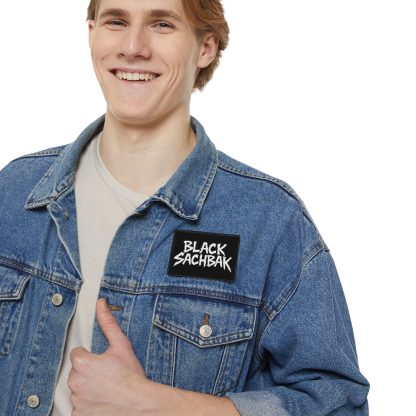 Black Sachbak Logo iron-on Patch - Image 3